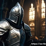 리니지2M 아이템 복구 요청 방법 - **Prompt:** A distraught Lineage2M human warrior, clad in full, slightly worn but iconic fantasy pla...