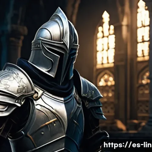 리니지2M 아이템 복구 요청 방법 - **Prompt:** A distraught Lineage2M human warrior, clad in full, slightly worn but iconic fantasy pla...